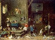 TENIERS, David the Younger The Kitchen t